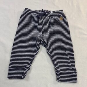 GAP - Striped Navy and White Baby Pants/Joggers/Sweatpants